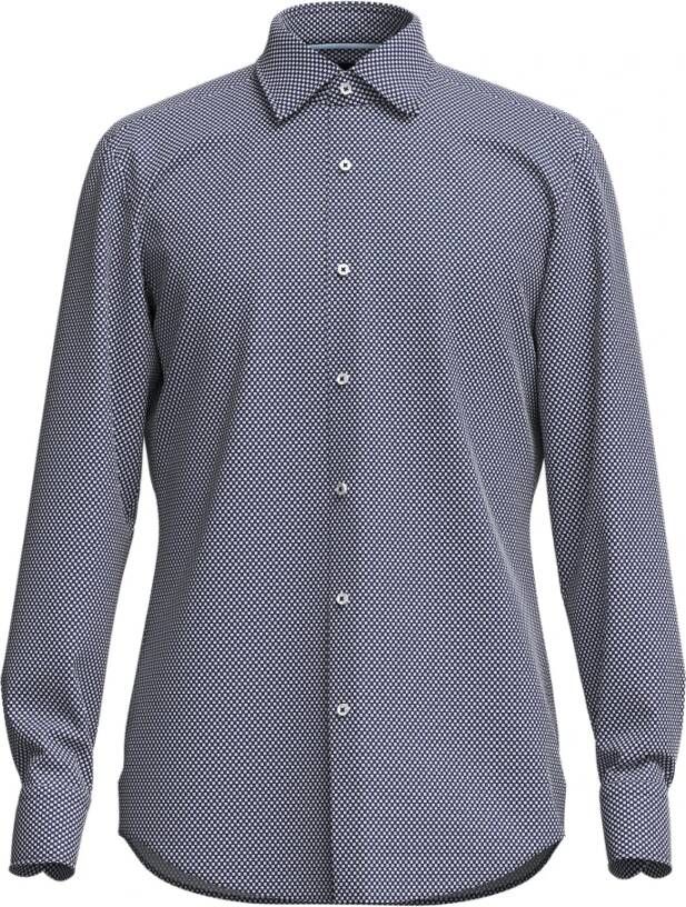 Hugo Boss Blauwe Overhemden voor Heren Blauw Heren