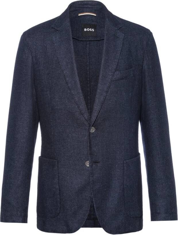 Hugo Boss Blazerjas Blauw Heren