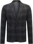 Hugo Boss Blauw Geruite Slim Fit Jas Benestretch8_BS Black Heren - Thumbnail 1