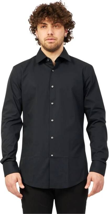 Hugo Boss Blouses Shirts Zwart Heren