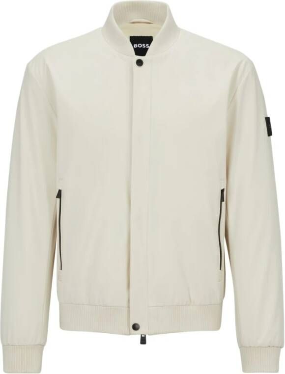 Hugo Boss Bomber Jackets Beige Heren