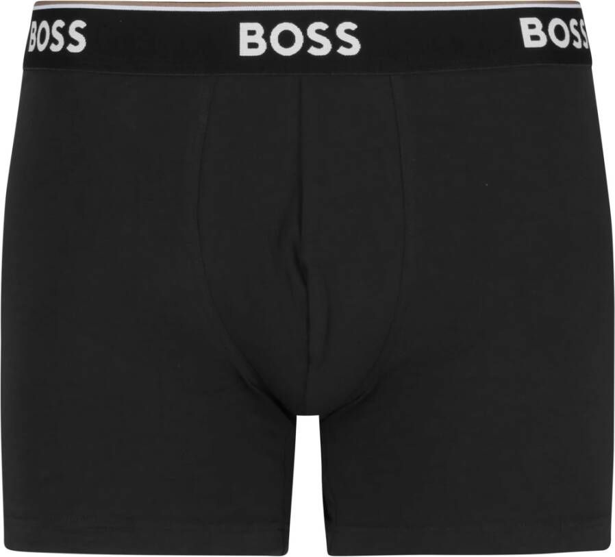 Hugo Boss Boxershorts Power 3-Pack Zwart 001 Zwart Heren