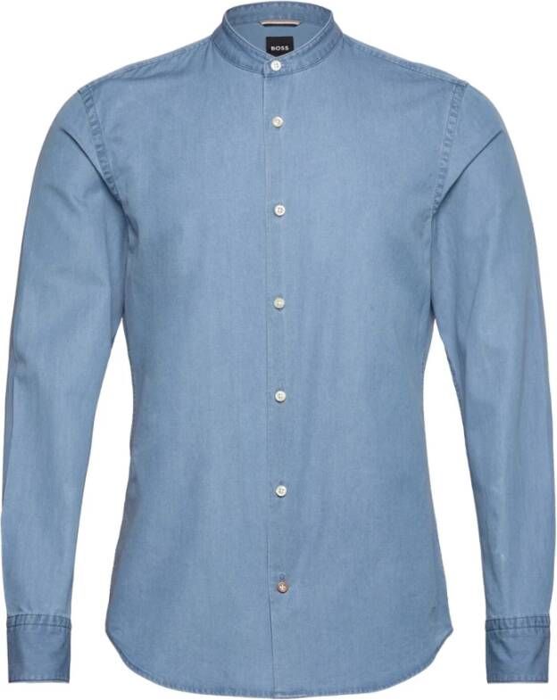 Hugo Boss Casual overhemd Blauw Heren