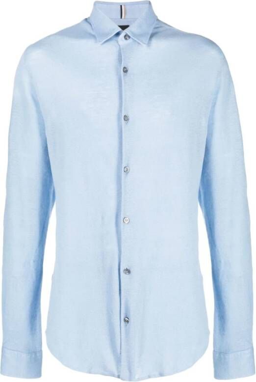 Hugo Boss Casual overhemd Blauw Heren
