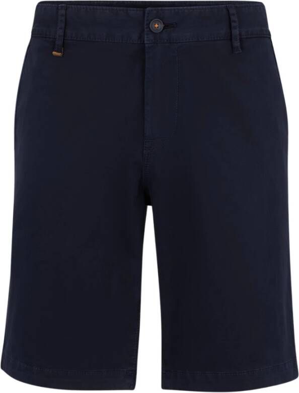 Hugo Boss Casual Shorts Blauw Heren