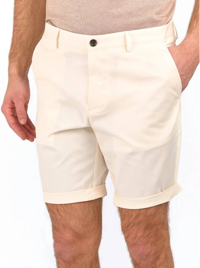 Hugo Boss Casual Shorts White Heren