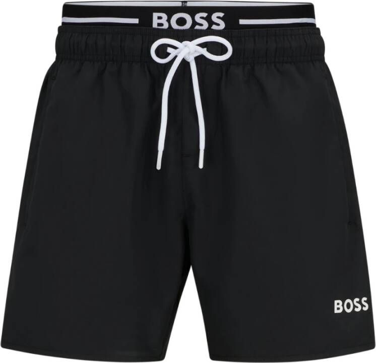 Hugo Boss Casual Shorts Zwart Heren
