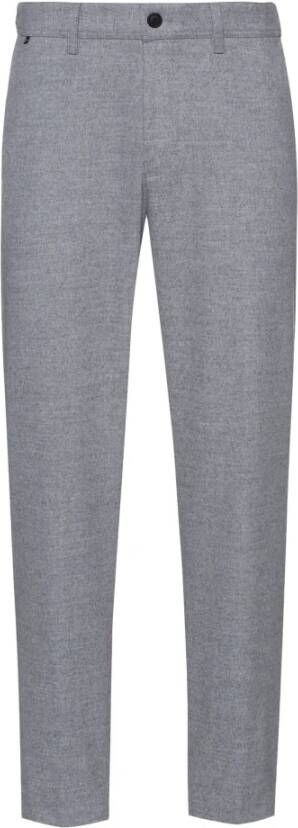 Boss Cropped Trousers Grijs Heren