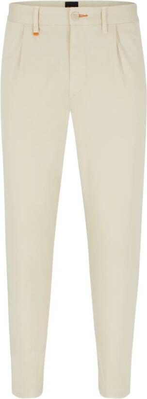 BOSS Casualwear Chino met labeldetails model 'SHYNE'