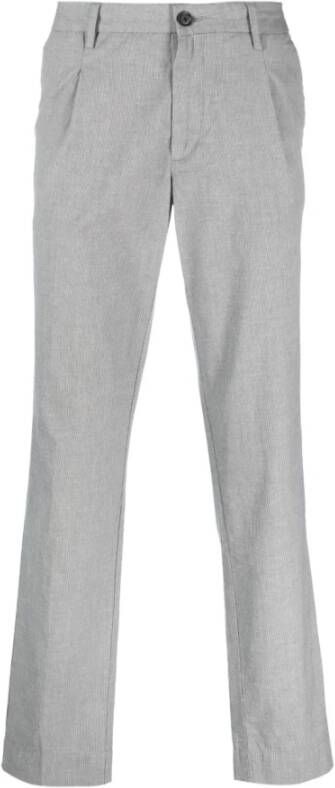 Hugo Boss Cropped Trousers Grijs Heren