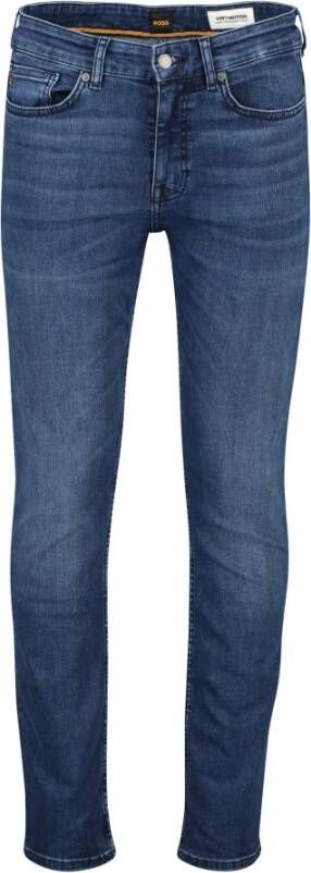 Hugo Boss Donkerblauwe Slim Fit Jeans Blue Heren