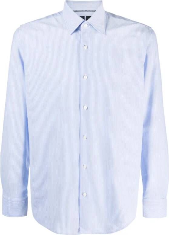 Hugo Boss Formal Shirts Blauw Heren