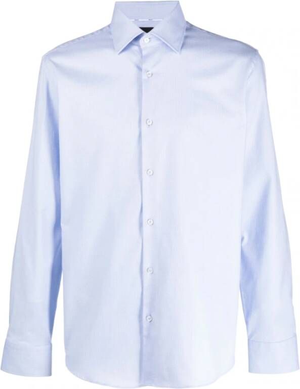 Hugo Boss Formal Shirts Blauw Heren