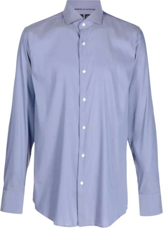 Hugo Boss Formal Shirts Blauw Heren