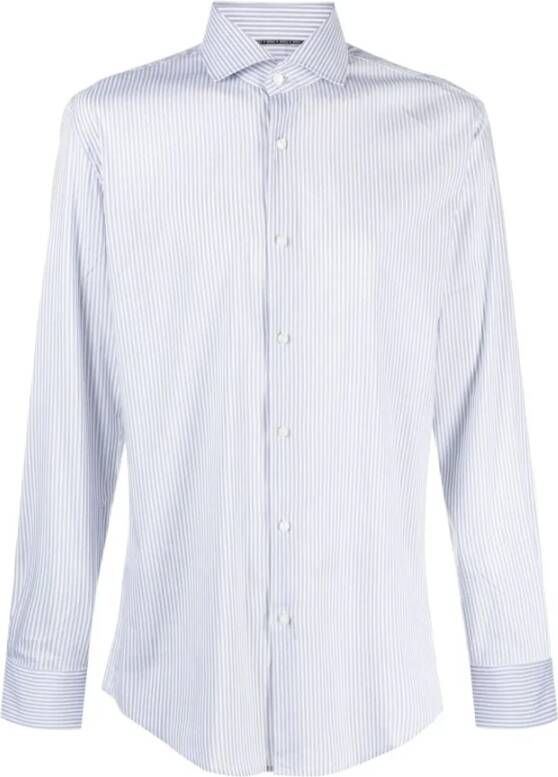 Hugo Boss Formal Shirts Blauw Heren