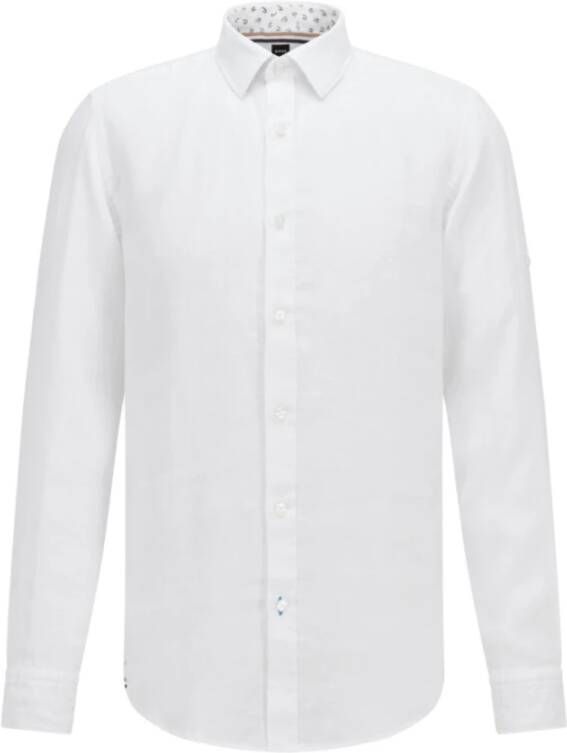 Hugo Boss Formal Shirts White Heren