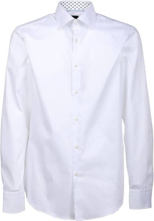 Hugo Boss Klassieke overhemden White Heren