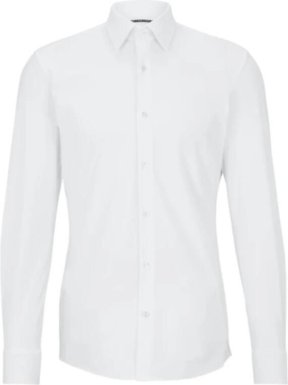 Hugo Boss Formal Shirts Wit Heren