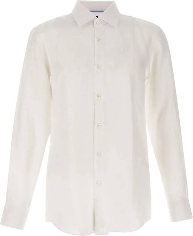 Hugo Boss Formal Shirts White Heren