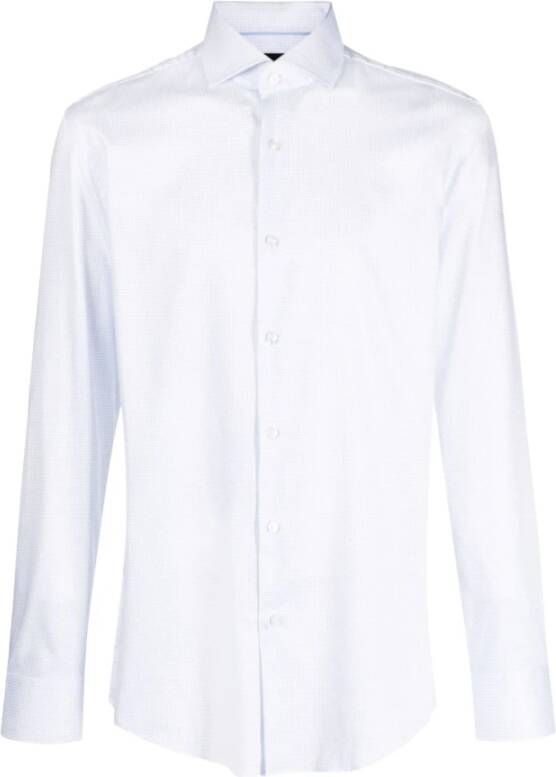 Hugo Boss Formal Shirts Wit Heren