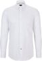 Hugo Boss Slim Fit Katoenen Poplin Overhemd met Gemakkelijk Strijken White Heren - Thumbnail 1