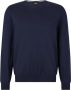 Hugo Boss Gebreide kleding met V-hals Blauw Heren - Thumbnail 1