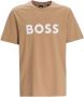 Hugo Boss Heren Beige T-shirt Tiburt Model 50495742 260 Beige Heren - Thumbnail 1