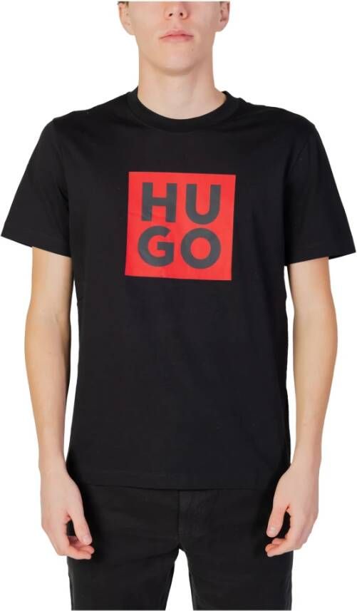 Hugo Boss Heren T-shirt Herfst Winter Collectie Black Heren