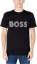 Boss Heren Klassiek Katoenen T-Shirt Black Heren - Thumbnail 3