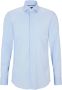 Hugo Boss Herenoverhemd met lange mouwen en gedefinieerde pasvorm Blauw Heren - Thumbnail 1