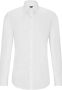 Hugo Boss Wit zakelijk overhemd met lange mouwen White Heren - Thumbnail 3