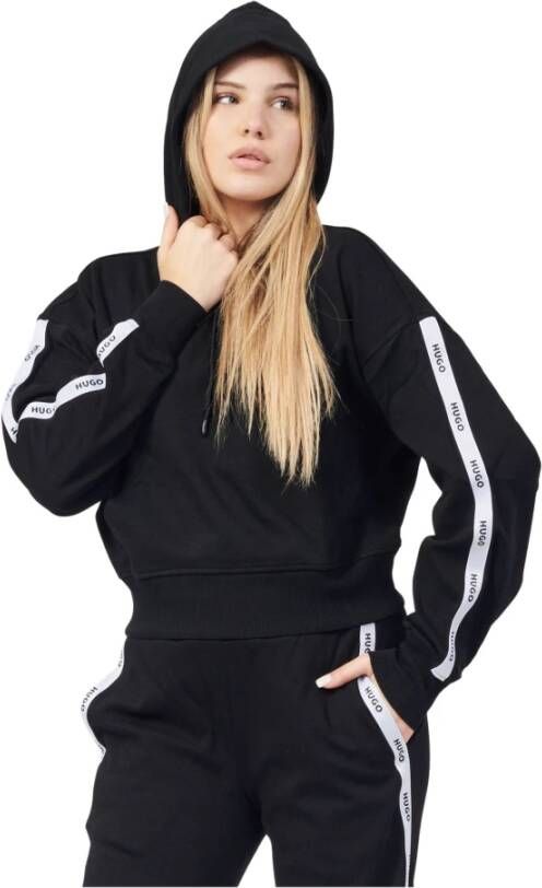 Hugo Boss Hoodies Zwart Dames