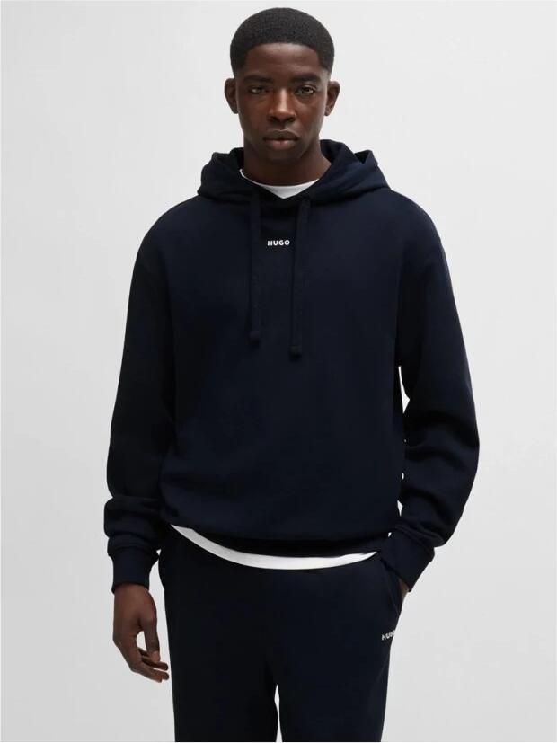 Hugo Boss Blauwe Katoenen Turtleneck Tracksuit met Ritssluiting Blue Heren - Foto 7