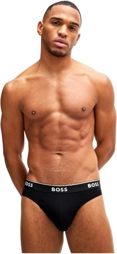 Hugo Boss 3-Pack Katoenen Briefs met Logotailleband Multicolor Heren - Foto 13