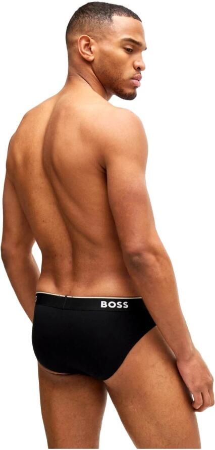 Hugo Boss 3-Pack Katoenen Briefs met Logotailleband Multicolor Heren - Foto 12