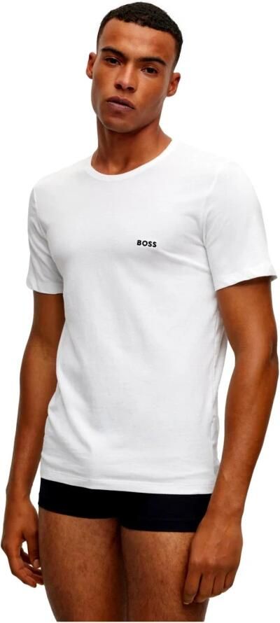 Hugo Boss 3-Pack Katoenen Jersey Logo Intieme T-Shirts Meerkleurig Heren - Foto 2