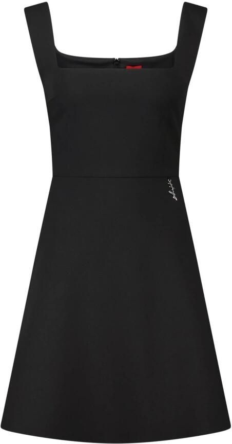 Hugo Boss A-Lijn Jurk Kasanka Must-Have Black Dames