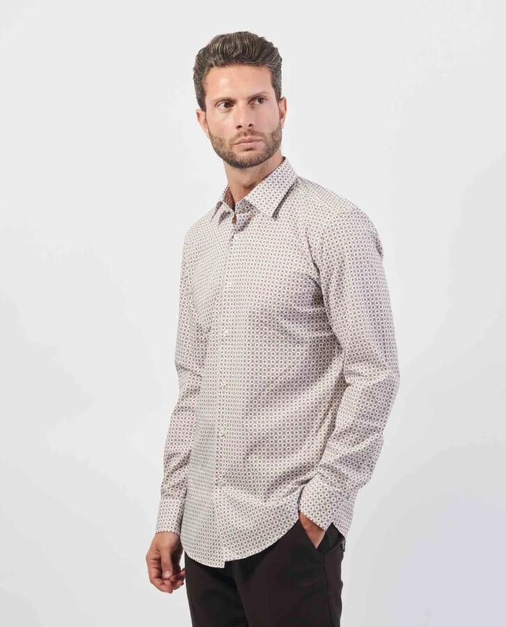 Boss Slim fit zakelijk overhemd met kentkraag model 'Hank' - Foto 2