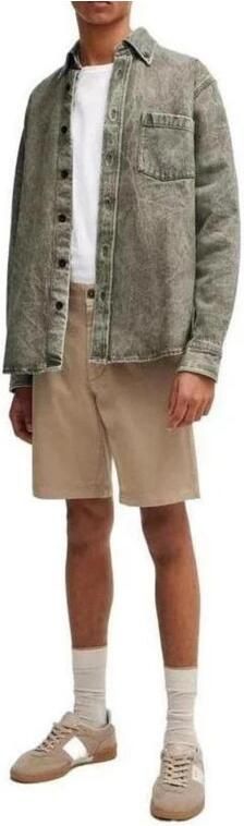 Hugo Boss Beige Katoenen Bermuda Shorts voor Mannen Beige Heren - Foto 3
