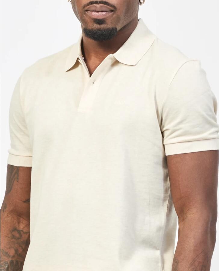 Boss Slim fit poloshirt met labelstitching model 'PALLAS' - Foto 6