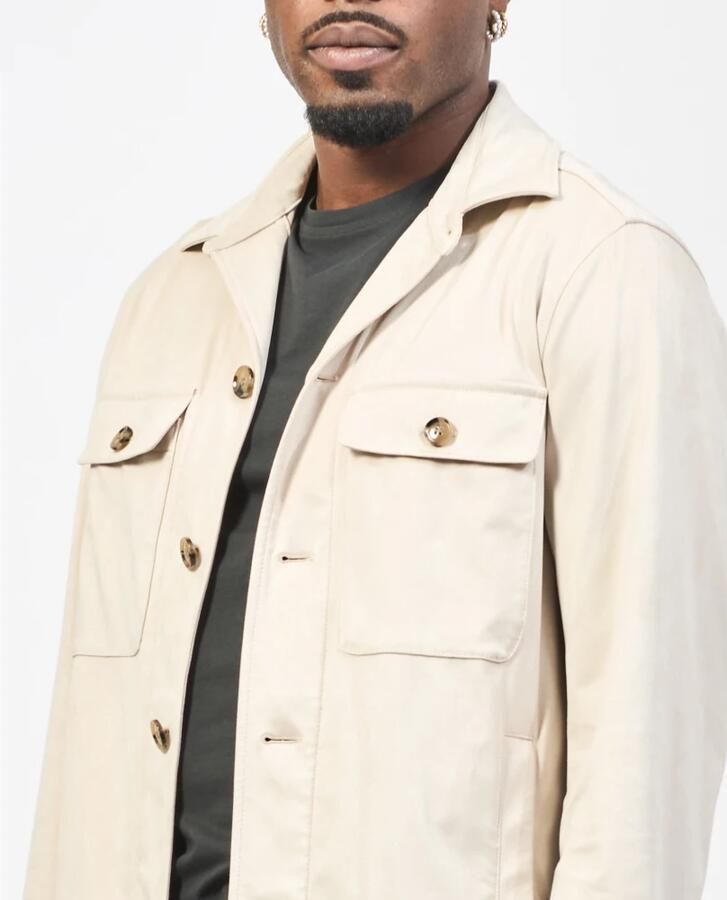 Boss Regular fit overhemdjack met paspelzakken op de borst model 'Hutson' - Foto 4