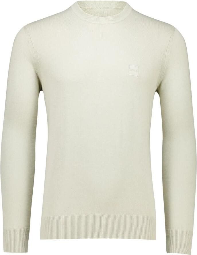 BOSS Casualwear Gebreide pullover met labelpatch model 'Kanovano' - Foto 3