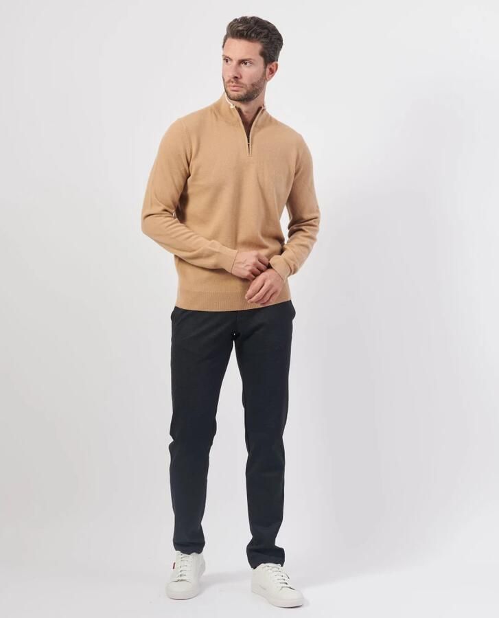 Boss Gebreide pullover met opstaande kraag model 'Emarlo' - Foto 3