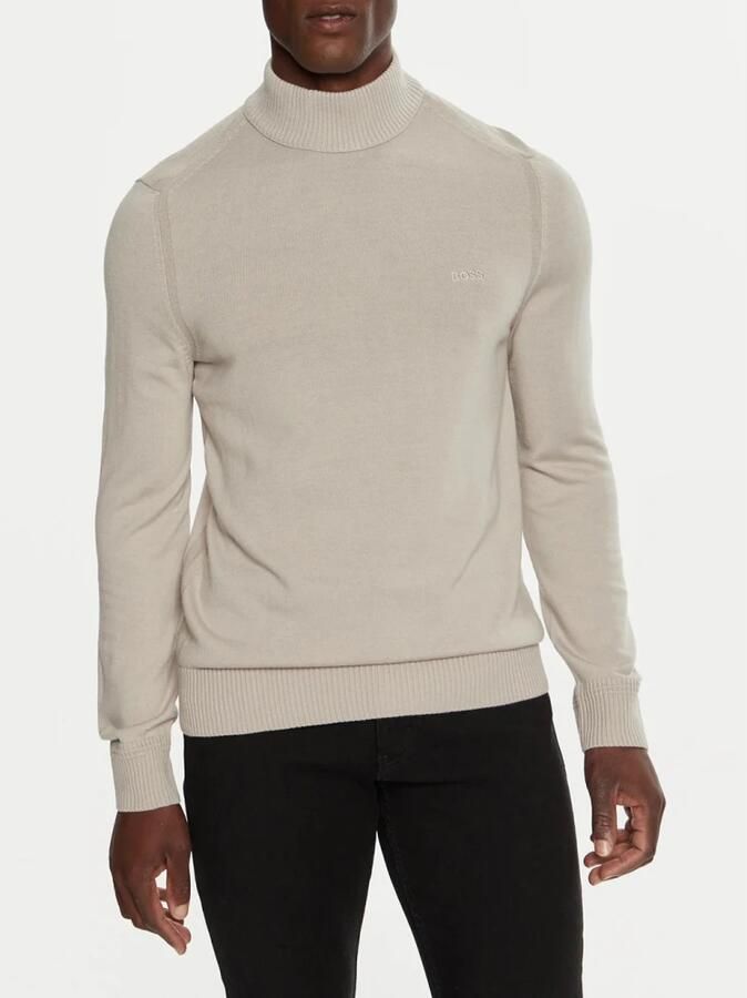 Boss Orange Gebreide trui Avac met geborduurd boss logo - Foto 4