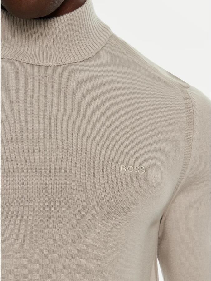 Boss Orange Gebreide trui Avac met geborduurd boss logo - Foto 3