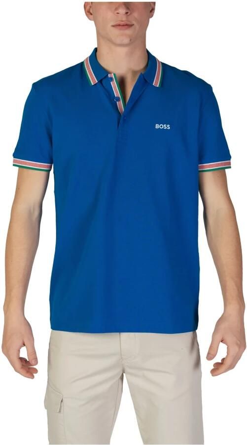 Hugo Boss Katoenen Polo Shirt Heren Collectie Herfst Winter Blue Heren - Foto 4