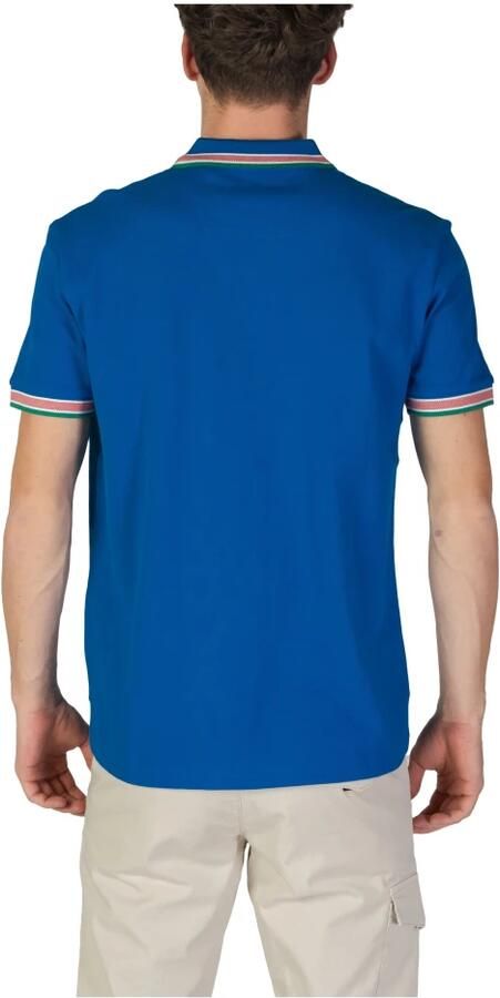 Hugo Boss Katoenen Polo Shirt Heren Collectie Herfst Winter Blue Heren