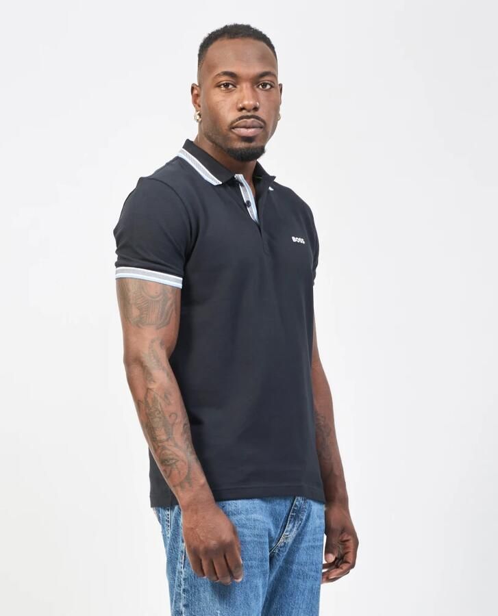 BOSS GREEN Poloshirt PADDY met contrasterende strepen aan de kraag - Foto 3