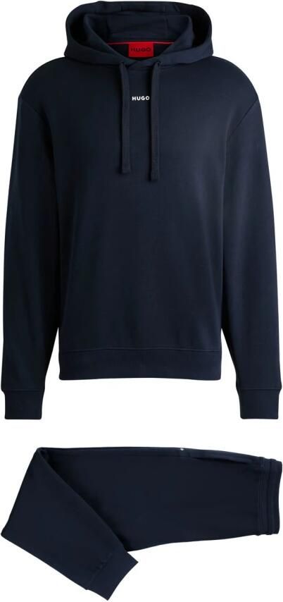 Hugo Boss Blauwe Katoenen Turtleneck Tracksuit met Ritssluiting Blue Heren - Foto 5