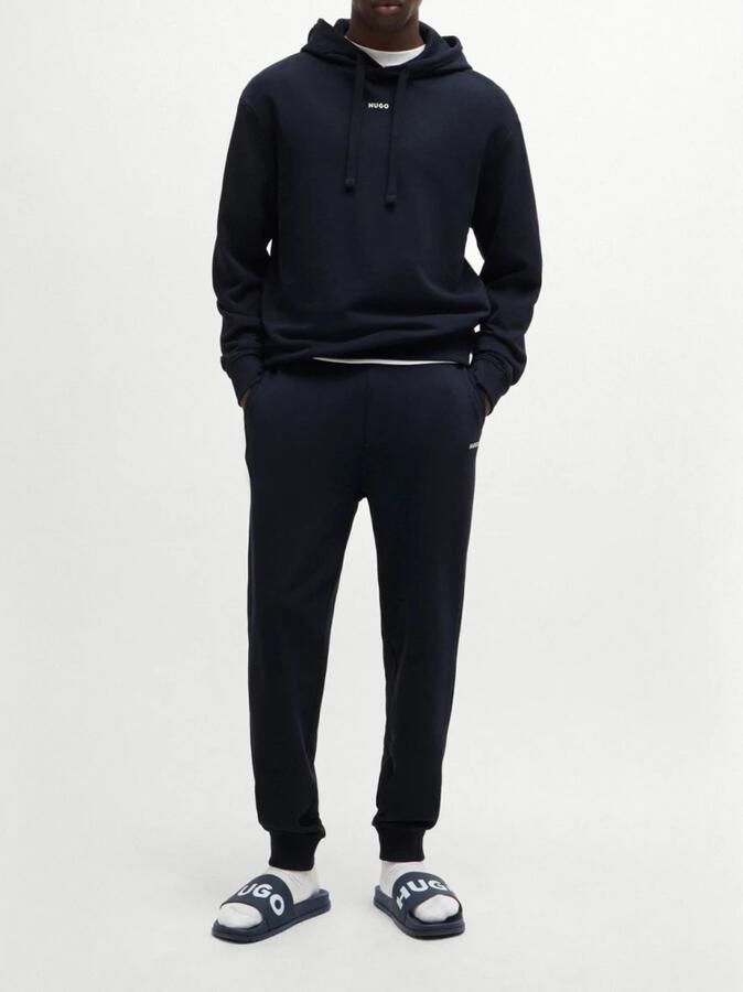Hugo Boss Blauwe Katoenen Turtleneck Tracksuit met Ritssluiting Blue Heren - Foto 3